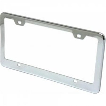 AUTOLOC POWER ACCESSORIES AutoLoc Power Accessories AUTFRAMEC1 Bright Chrome License Plate Frame with Bolts and Caps 9912